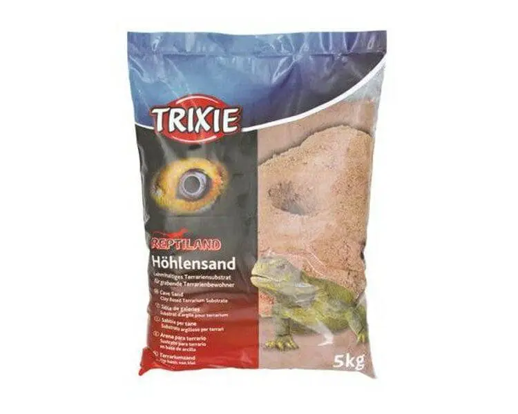 piasek jaskinny do terrarium czerwony dla agamy brodatej