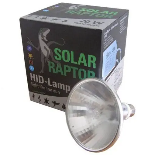 solar raptor żarówka metahalogenowa dla gadów 35W 50W 70W