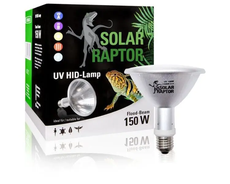 Lampa Metahalogenowa 150W żarówka metahalogenowa solar raptor