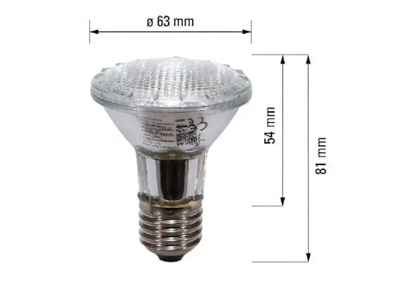 Żarówka halogenowa Solar Raptor UVA 50W (spot) - obrazek 3
