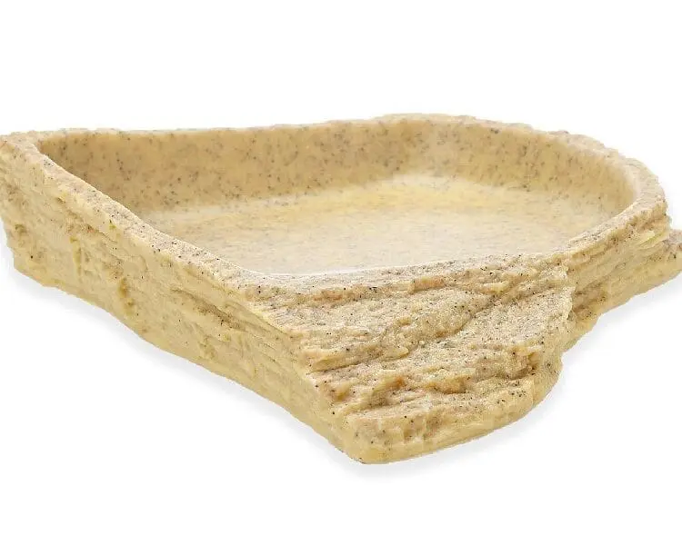 Miseczka narożna dla gadów basen kąpielowy dla gadów miseczki do terrarium