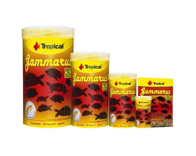 Tropical Gammarus kiełże dla żółwia 250ml pokarm suszony dla gadów