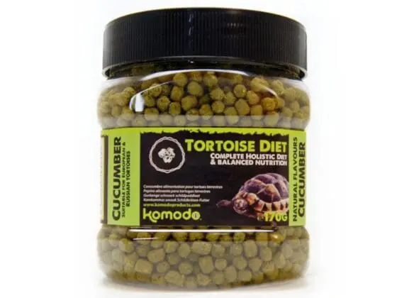 Komodo Tortoise Diet Cucumber 170g pokarm suszony dla gadów pokarm suszony dla żółwia pokarm dla żółwia lądowego