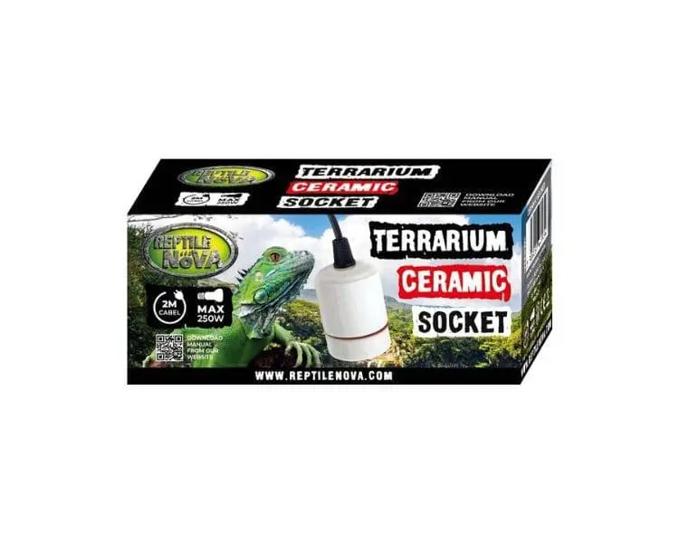 Ceramiczna oprawka żarówki Reptile Nova