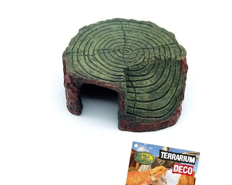 Kryjówka pień drzewa do terrarium rozmiar 13x12x6cm