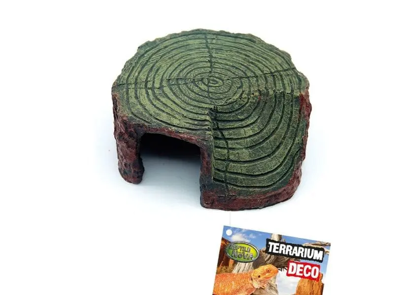 Kryjówka pień drzewa do terrarium rozmiar 13x12x6cm Kryjówka pień drzewa do terrarium rozmiar 13x12x6cm