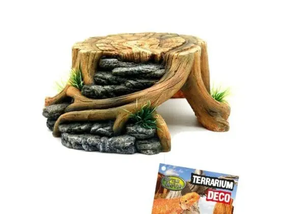 Kryjówka pień drzewa do terrarium rozmiar 23x22x9cm