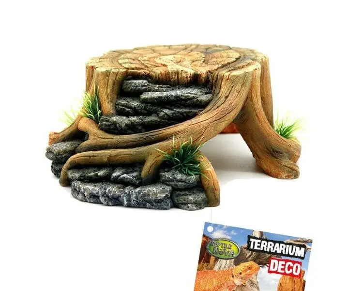 Kryjówka pień drzewa do terrarium rozmiar 23x22x9cm