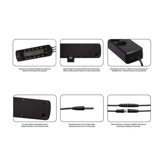 Termostat z programatorem (CON-T) SolarRaptor - obrazek 3