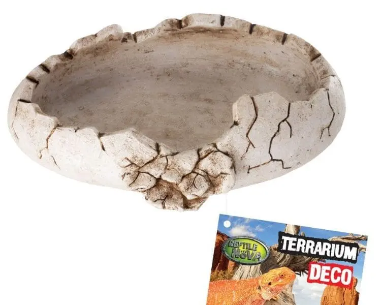 Mała miseczka do terrarium rozmiar 15,7x11,5x4cm