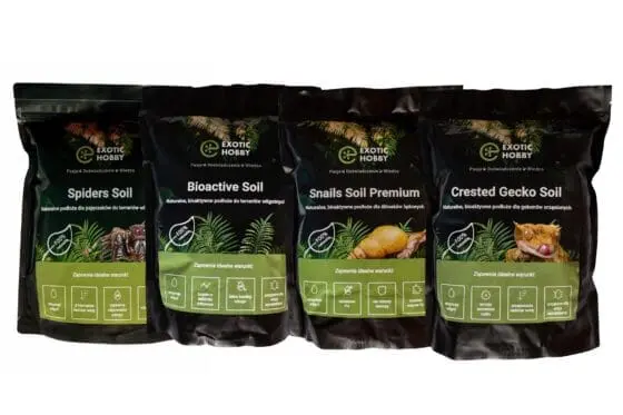 Podłoże bioaktywne dla ślimaka Snails Soil Exotic Hobby 3L - obrazek 2