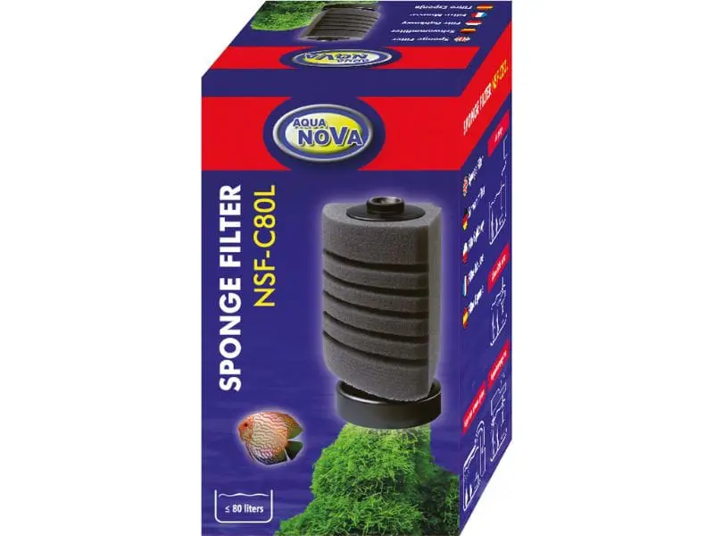 NSF-C80L filtr gąbkowy AquaNova do akwarium NSF-C80L filtr gąbkowy AquaNova do akwarium