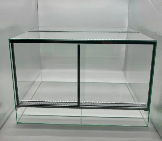 Terrarium dla gadów z wentylacją szyba przesuwna 60x40x40 - obrazek 2