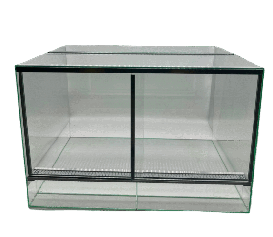 Terrarium dla gadów z wentylacją szyba przesuwna 60x40x40