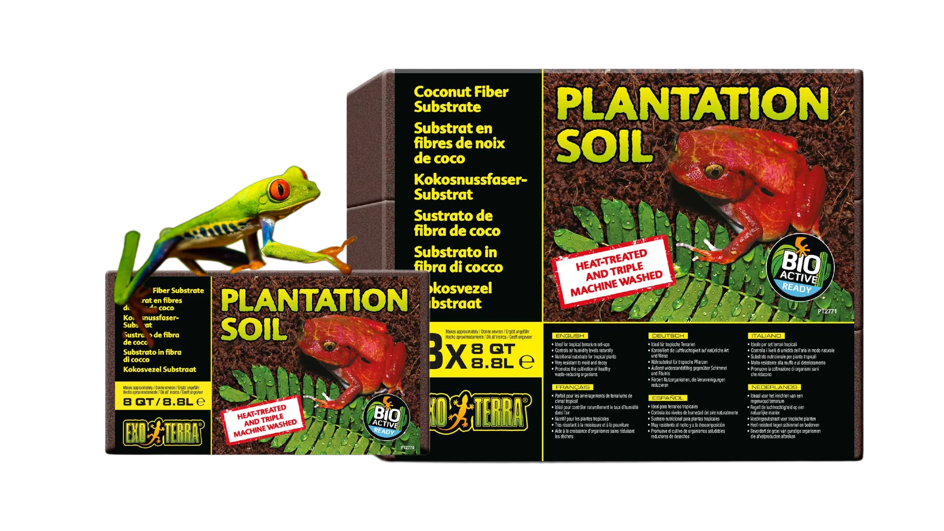 podłoże dla żab plantation soil