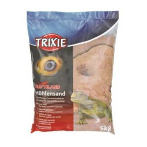 piasek jaskinny do terrarium czerwony dla agamy brodatej