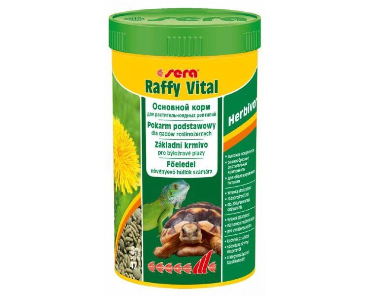 Suszony pokarm dla żółwia Sera Raffy Vital Nature Sera Raffy Vital Nature 250ml