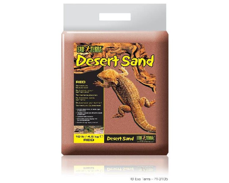 Podłoże Desert Sand Exoterra 4,5kg czerwony