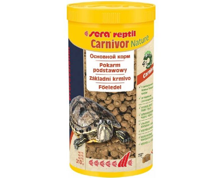 Sera Reptil Professional Carnivor Nature pokarm dla żółwia wodno-lądowego