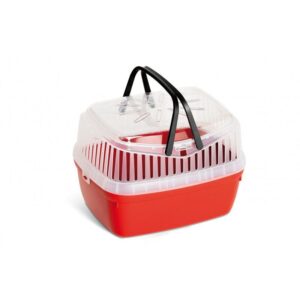 Transporter dla małych zwierząt czerwony