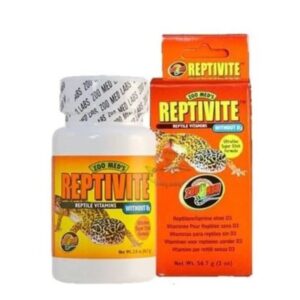 ZOOMED Reptivite 57g bez witaminy d3 Witaminy dla gadów bez witaminy D3 suplementy dla gadów