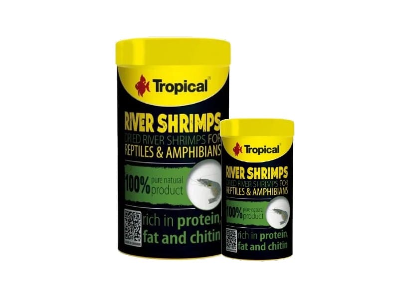 Tropical River Shrimps suszone krewetki dla żółwia tropical river shrimps
