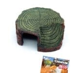 Kryjówka pień drzewa do terrarium rozmiar 13x12x6cm