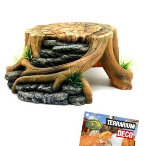 Kryjówka pień drzewa do terrarium rozmiar 23x22x9cm