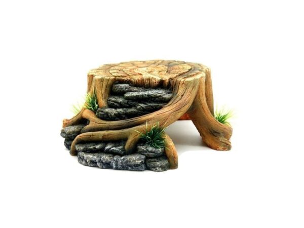 Kryjówka pień drzewa do terrarium rozmiar 23x22x9cm - obrazek 2