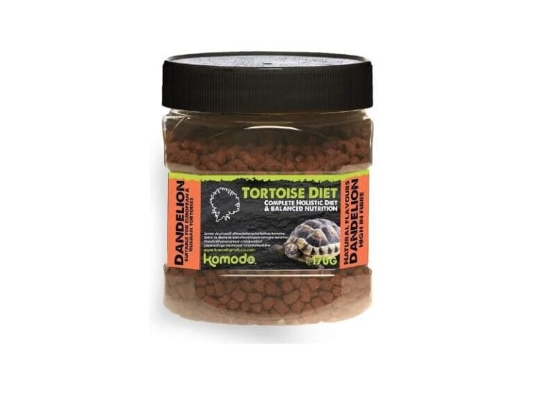Komodo Tortoise Diet Dandelion – opakowanie i granulat