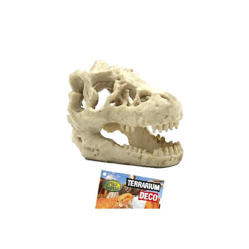 kryjówka dla węża i małych gadów Czaszka dinozaura kryjówka do terrarium
