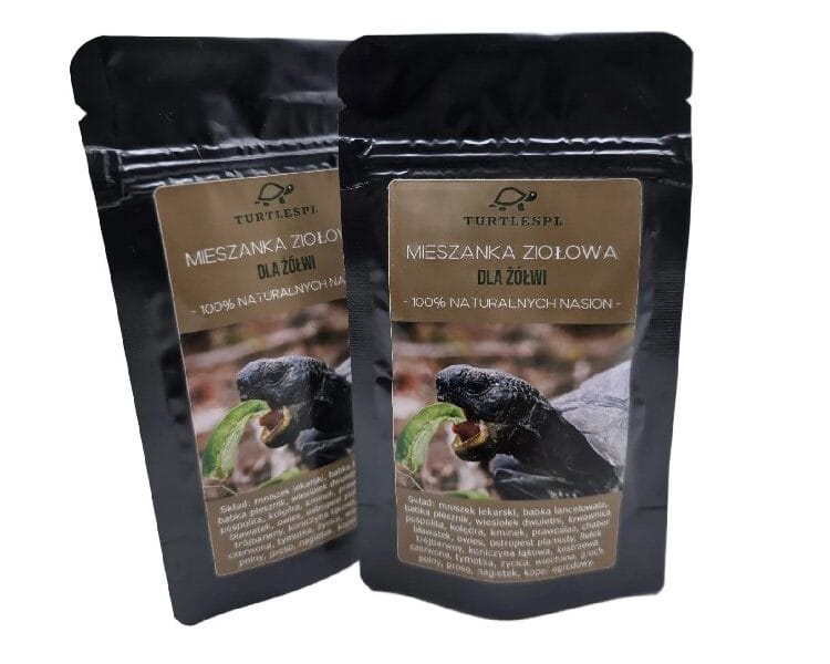 Mieszanka ziołowa dla żółwi - naturalne nasiona 