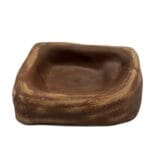 Ceramiczna miska narożna na wodę lub pokarm z podwyższonym dnem