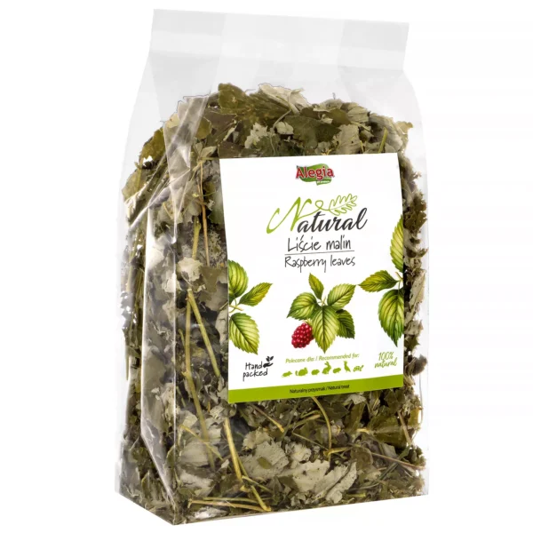 Alegia Natural Liście Malin 90g - dla gryzoni, gadów Alegia Natural Liście Malin 90g - dla gryzoni, gadów - obrazek 3