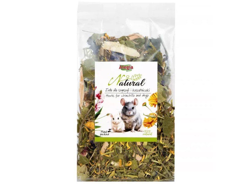 Alegia Natural Zioła dla szynszyli i koszatniczki 100g Alegia Natural Zioła dla szynszyli i koszatniczki 100g