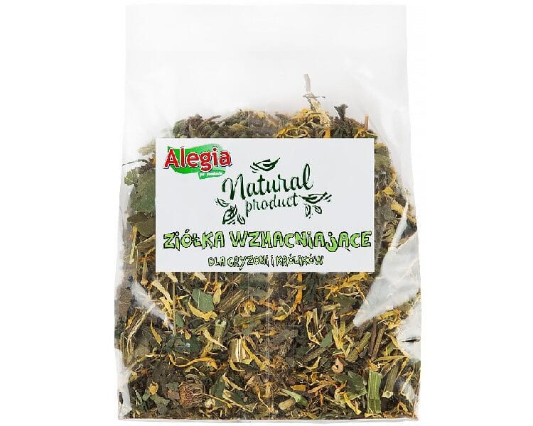 Alegia Natural ziółka wspomagające 90g - dla gryzoni, gadów