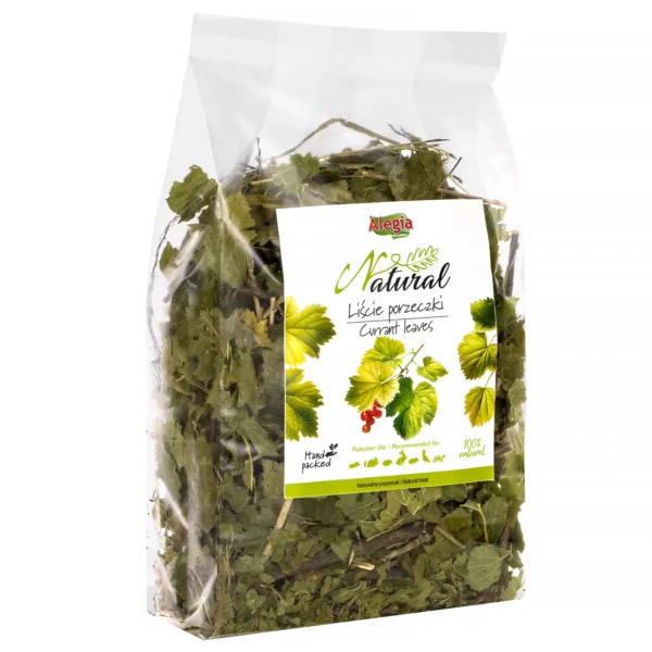 Alegia Natural Liście Porzeczki 90g - dla gryzoni, gadów Alegia Natural Liście Porzeczki 90g - dla gryzoni, gadów - obrazek 3