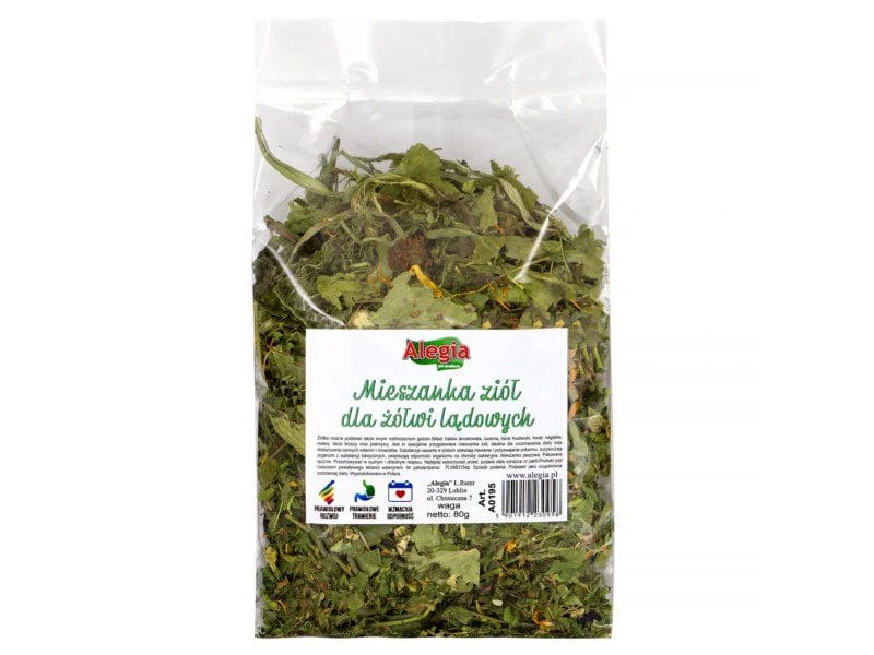 Alegia Zioła dla Żółwi Lądowych 80g Alegia Zioła dla Żółwi Lądowych 80g
