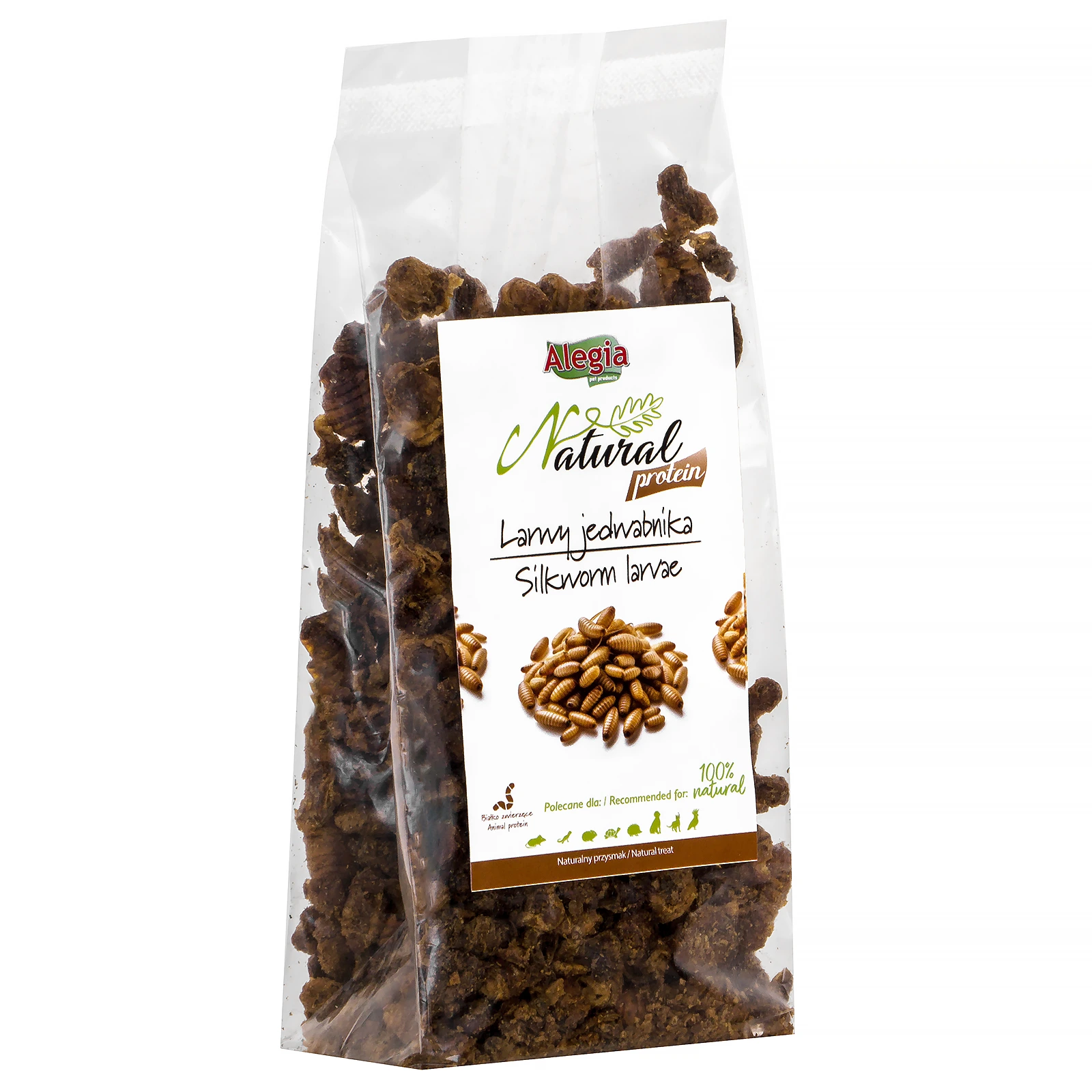 Alegia Natural Protein larwy jedwabnika 100g Alegia Natural Protein larwy jedwabnika 100g - obrazek 3