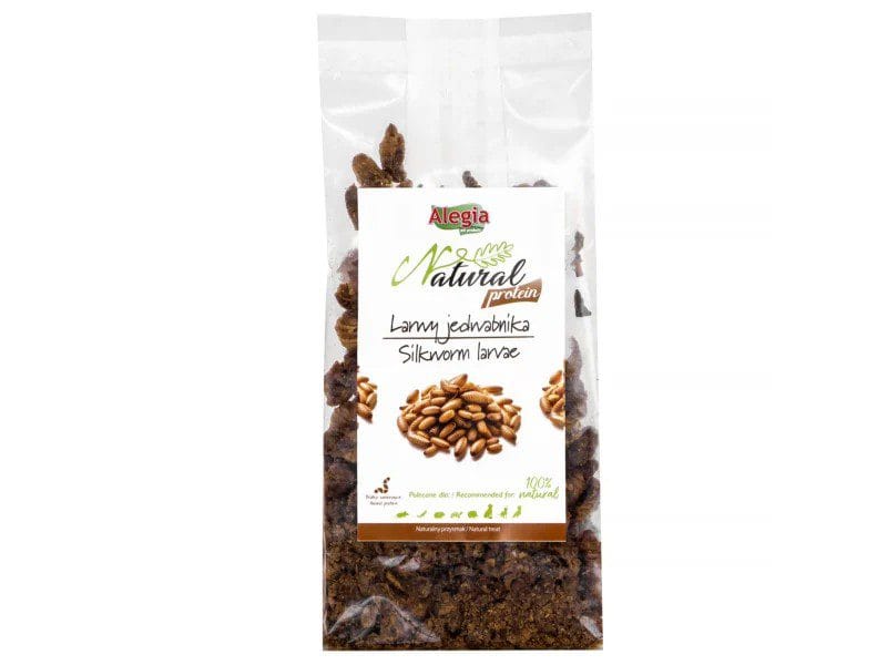 Alegia Natural Protein larwy jedwabnika 100g Alegia Natural Protein larwy jedwabnika 100g