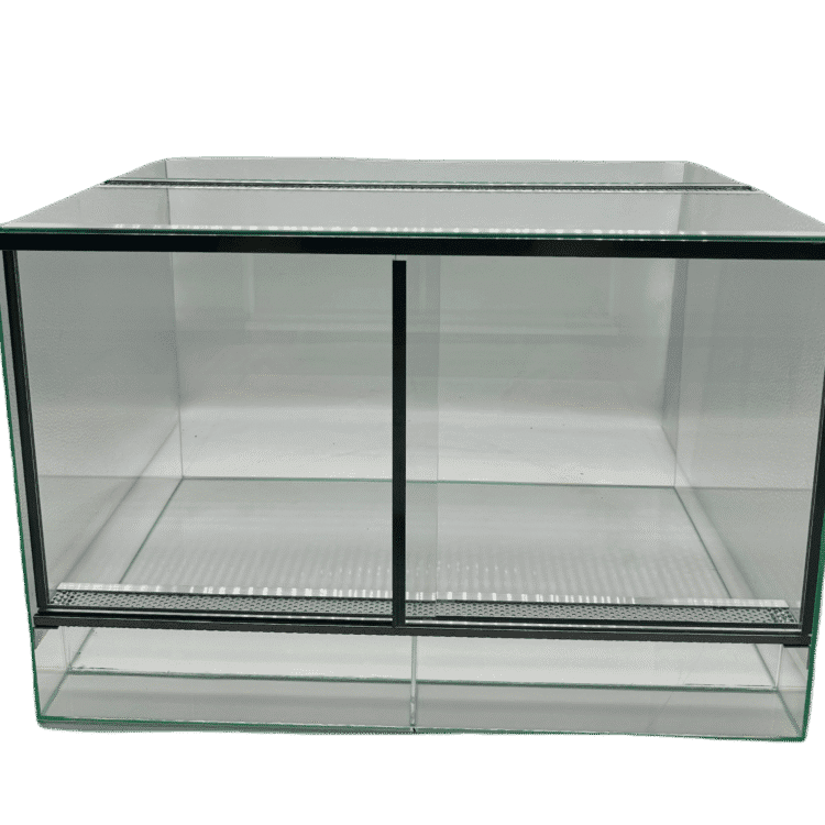 Terrarium dla gadów z wentylacją szyba przesuwna 60x40x40