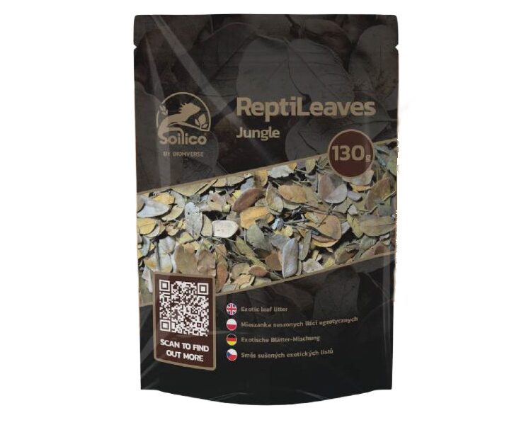 ReptiLeaves Jungle 130g liście do terrariów tropikalnych