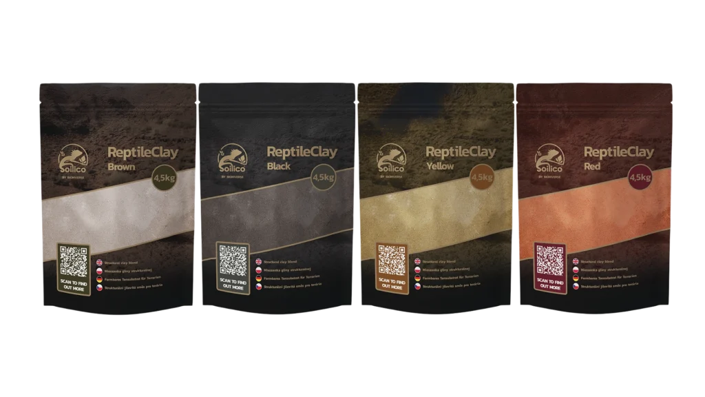 Soilico ReptileClay glina strukturalna - różne kolory