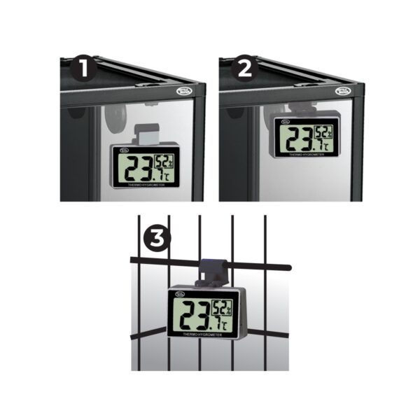 Cyfrowy termometr z higrometrem Reptile Nova - obrazek 4