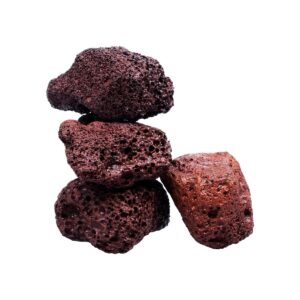 Skała wulkaniczna czerwona zestaw do akwarium terrarium 0,5kg