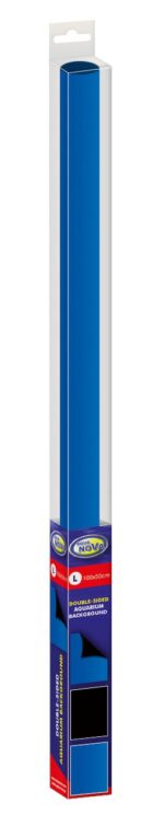 60x30cm tło akwariowe lub do terrarium cięte na wymiar czarne/niebieskie - obrazek 2