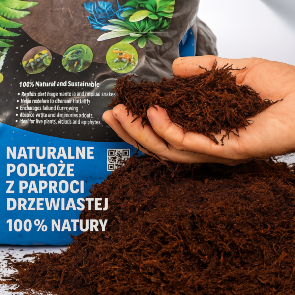 Tree Fernwood Podłoże do terrarium z paproci drzewiastej Diksonia 10l - obrazek 2