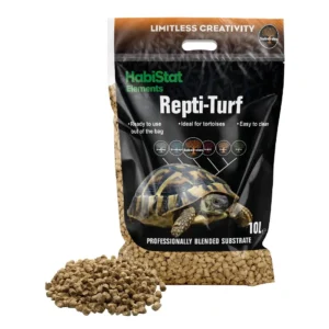 HabiStat Repti-Turf 10 L – naturalne podłoże z traw dla żółwi lądowych