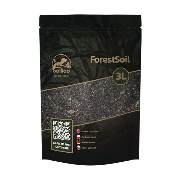 Soilico ForestSoil 3 L — leśne podłoże do wilgotnego terrarium