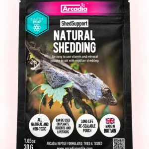 Arcadia EarthPro ShedSupport 30 g – przód opakowania suplementu dla gadów